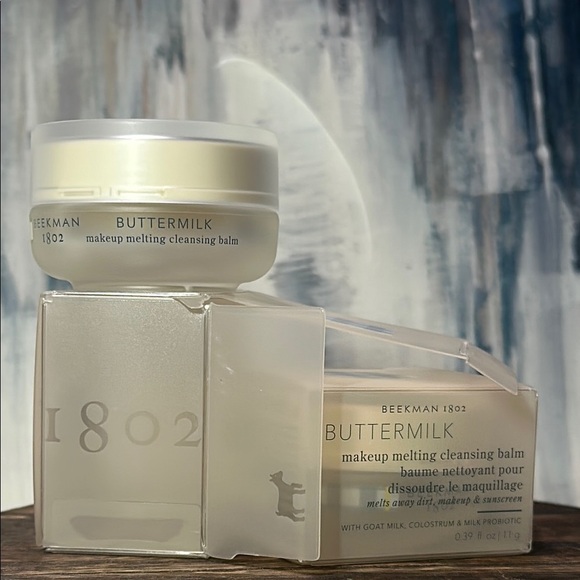 Beekman 1802 Buttermilk Makeup Melting Cleansing Balm Buttery Milk Cleanser NWT - Picture 8 of 9
